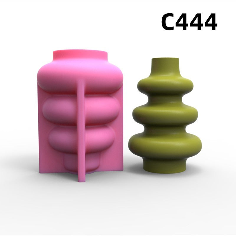 Silicone Vase Mold for Sculptural DIY Planters & Gifts