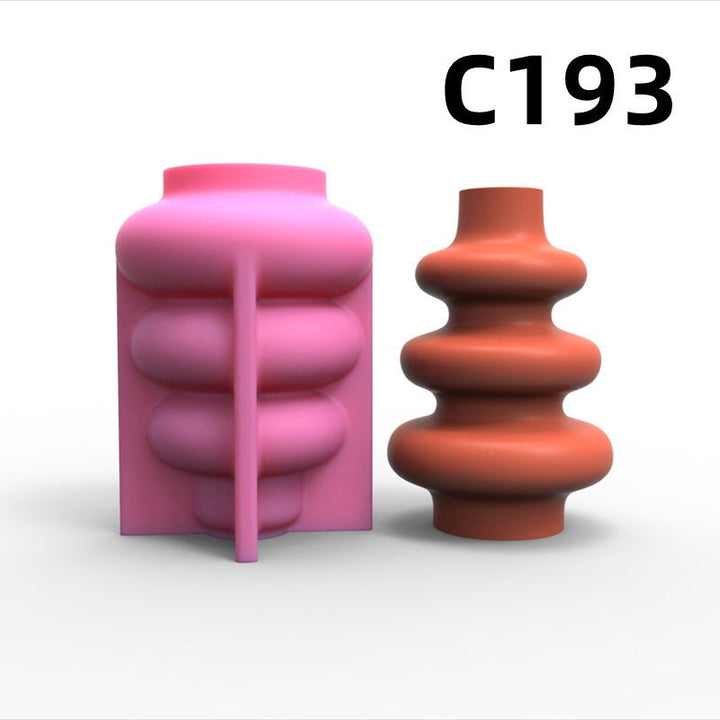 Silicone Vase Mold for Sculptural DIY Planters & Gifts