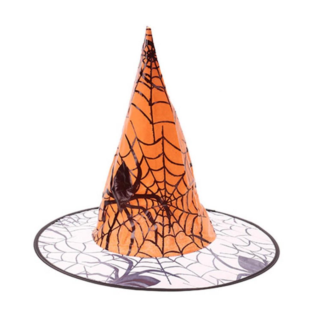 Spider Witch Hat for Colorful Halloween Party Costumes
