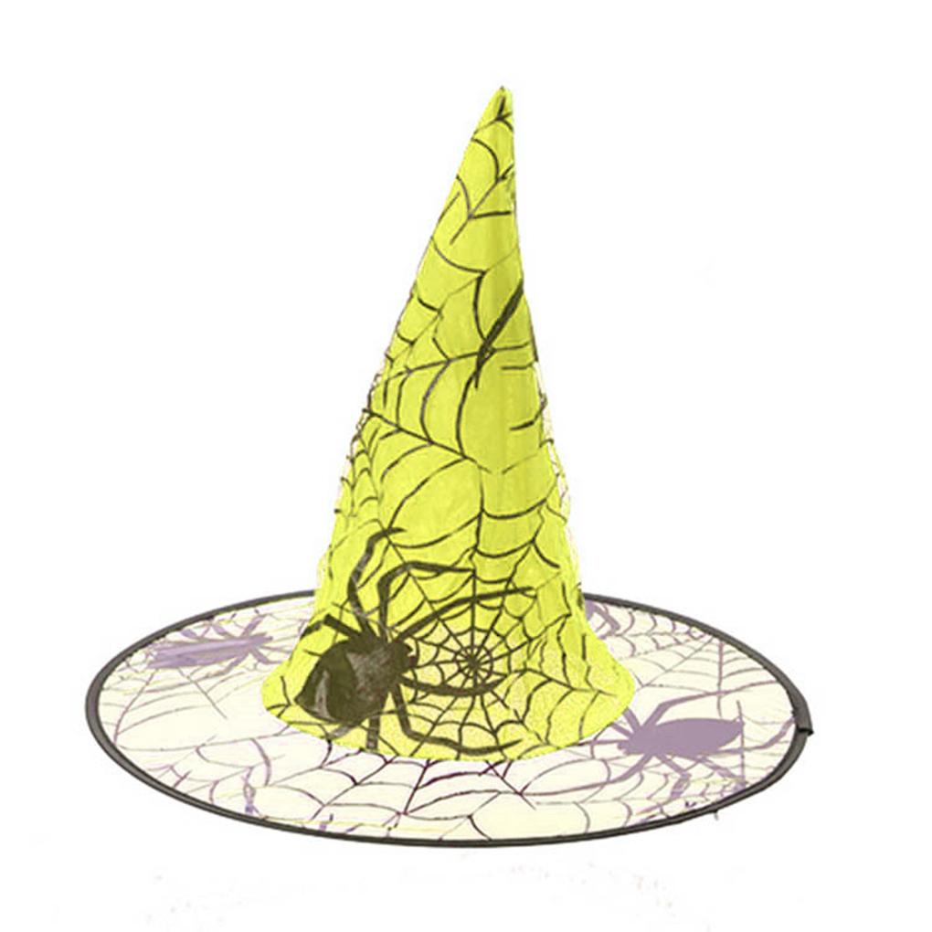 Spider Witch Hat for Colorful Halloween Party Costumes