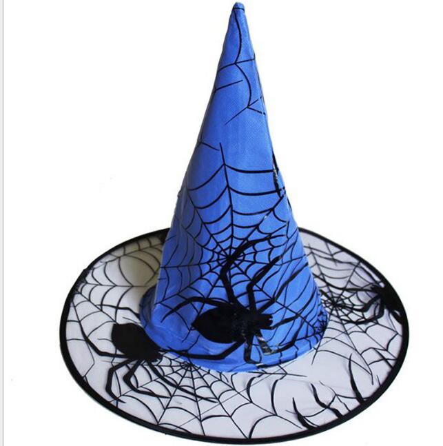 Spider Witch Hat for Colorful Halloween Party Costumes