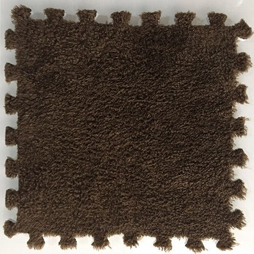 Interlocking Velvet Floor Mat Tiles for Softer Rooms