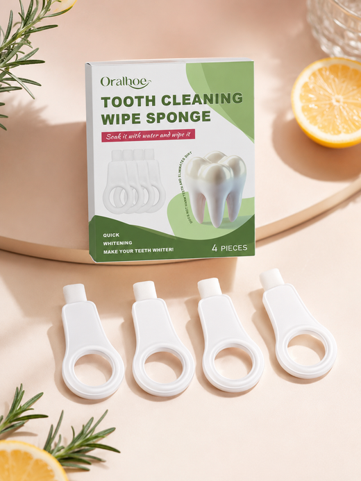 Sponge Tooth Cleaner — Brighten Teeth in Minutes with Water