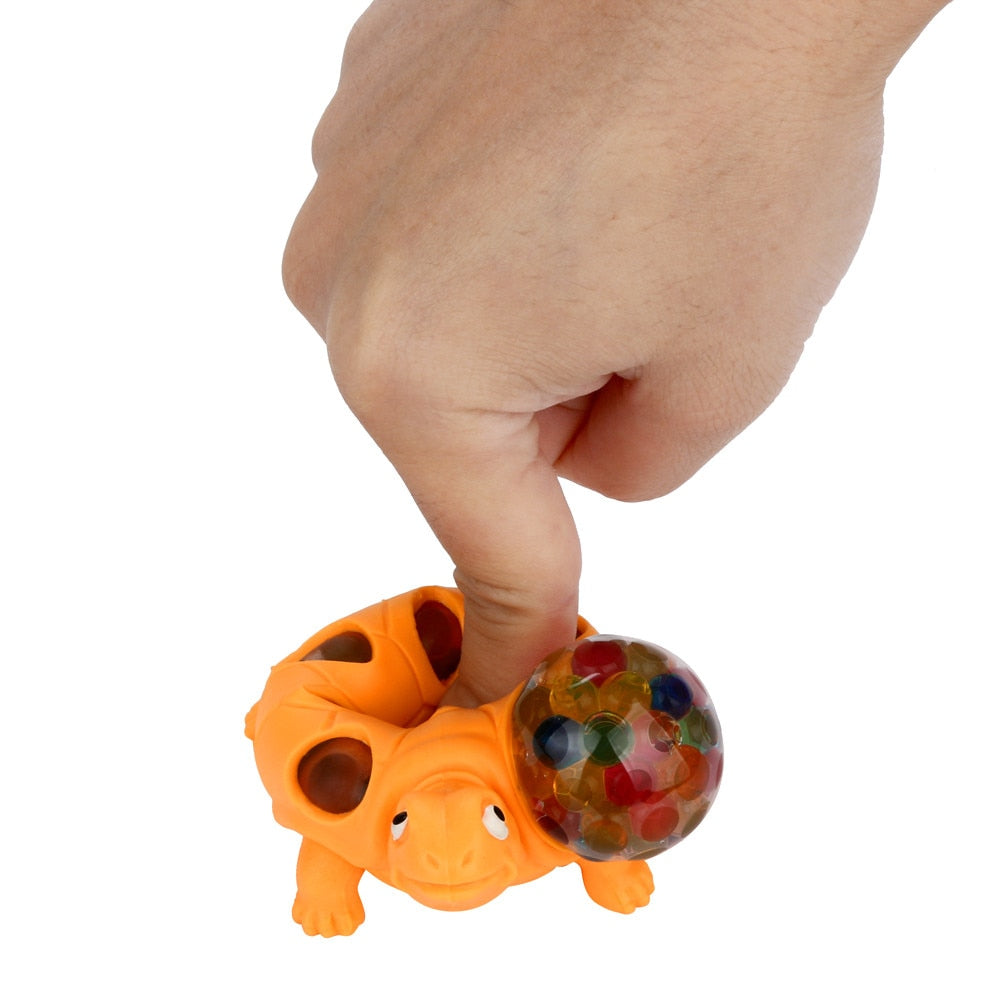Squeezable Tortoise Stress Relief Bead Ball Fidget Toy