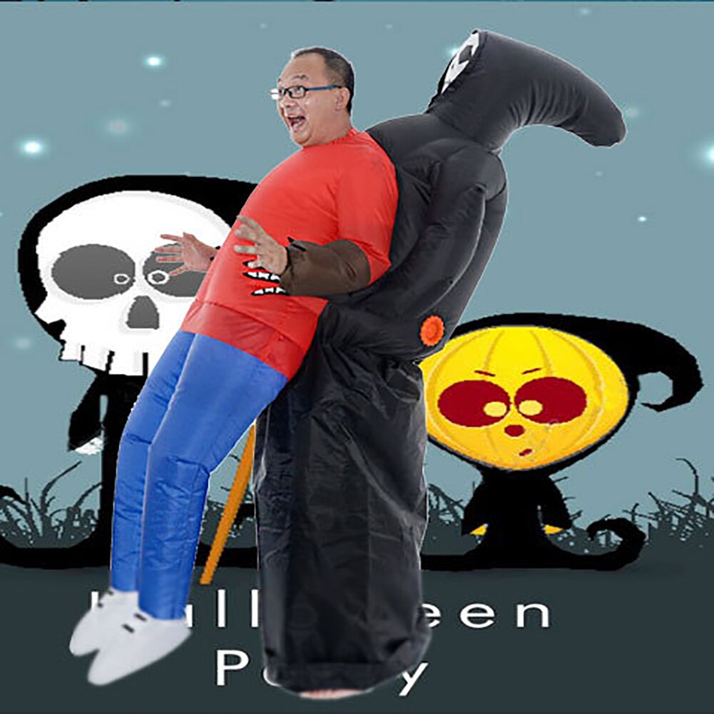 Inflatable Grim Reaper Costume for Halloween Parties