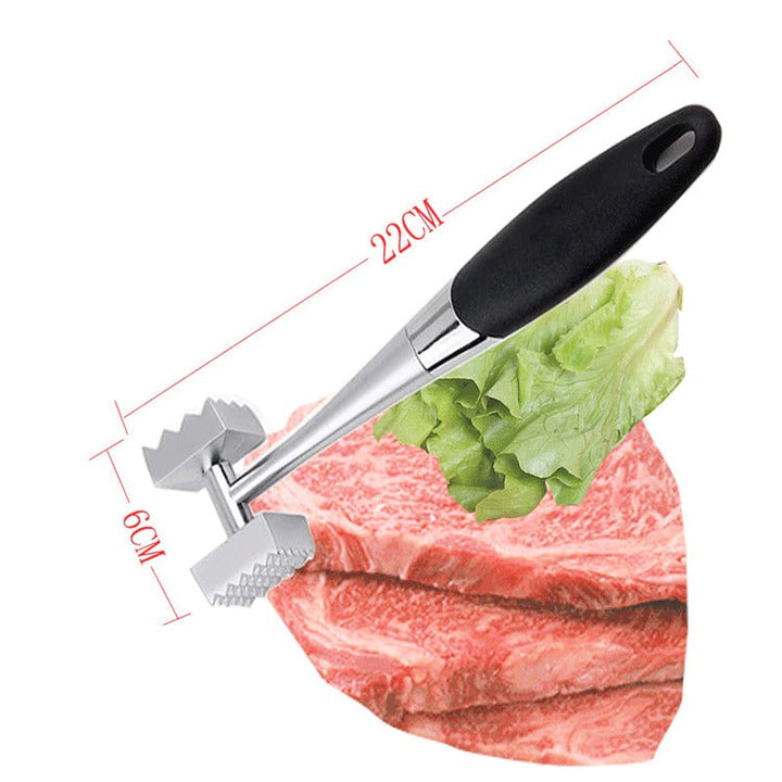 Stainless Steel Meat Tenderizer Hammer for Steak & Burgers