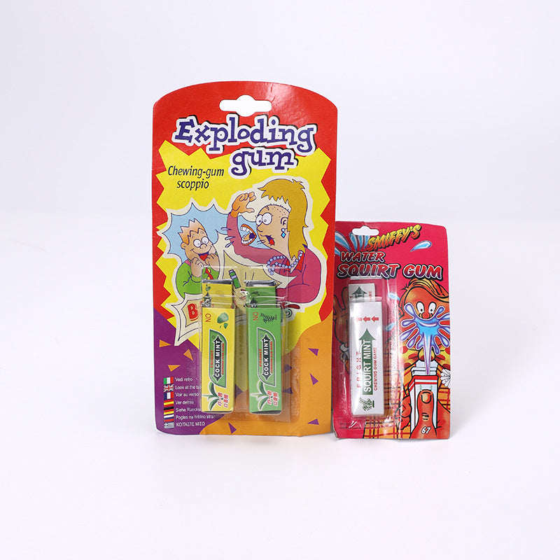 Water Squirt Gum Prank Toy for Instant Party Laughs