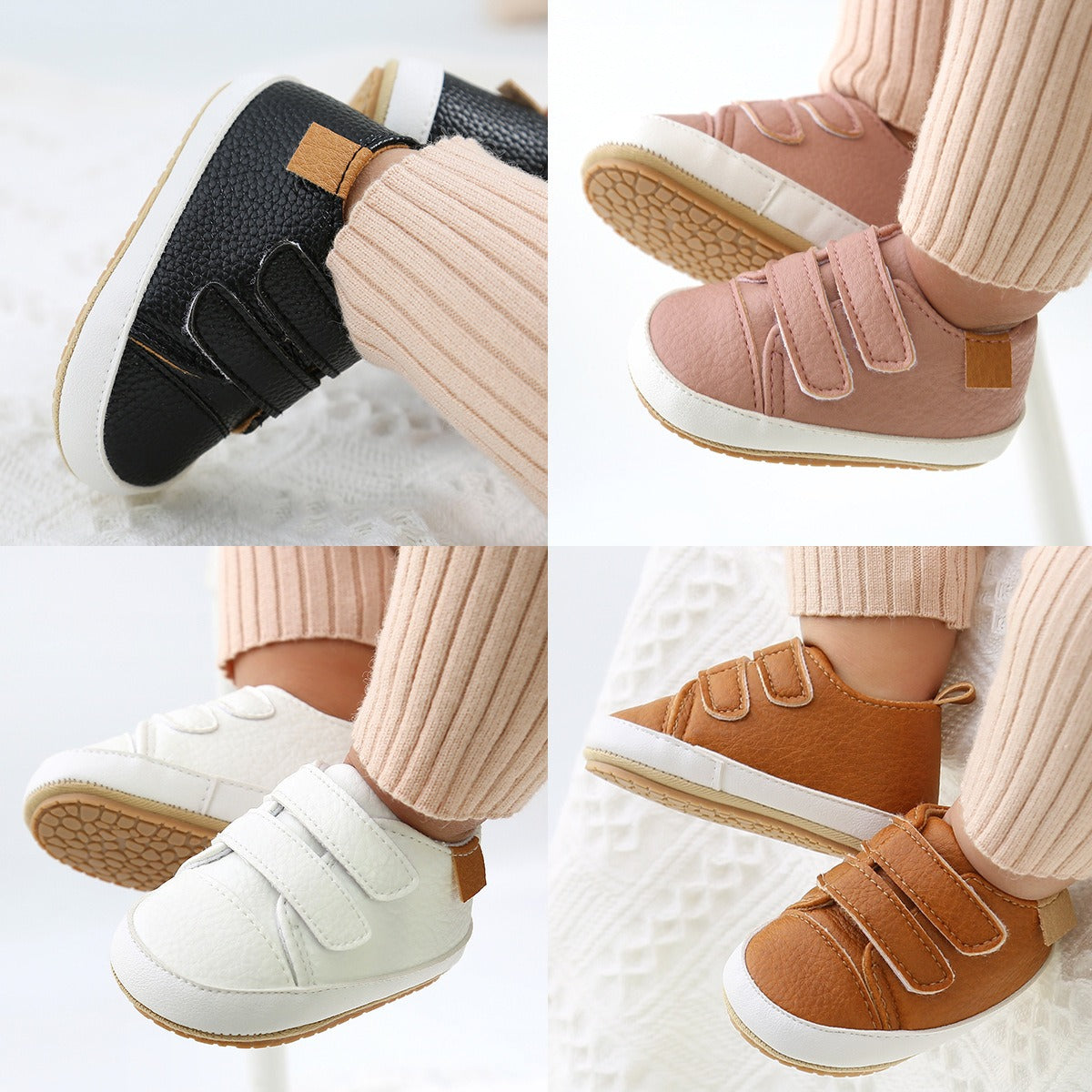 Toddler Shoes with Flexible Soles & Easy Double Straps