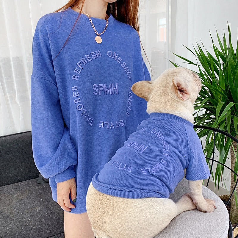 Matching Pet And Owner Outfits For Colorful Photos
