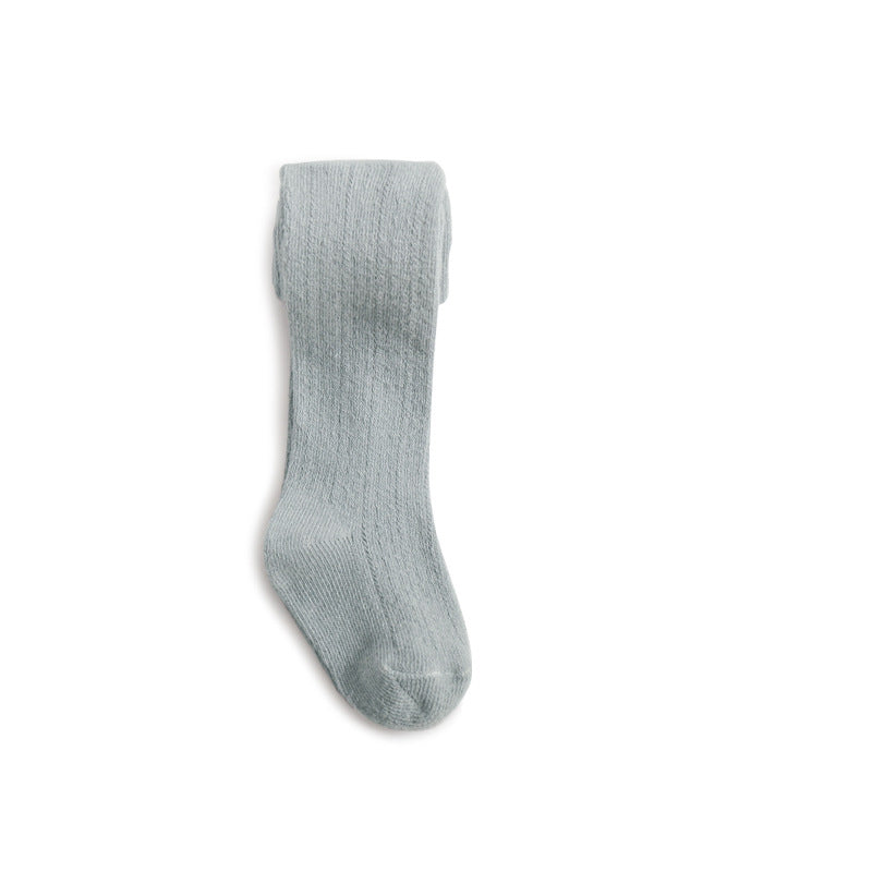 Baby Girl Mesh Leggings With Soft Cotton Sock Feet
