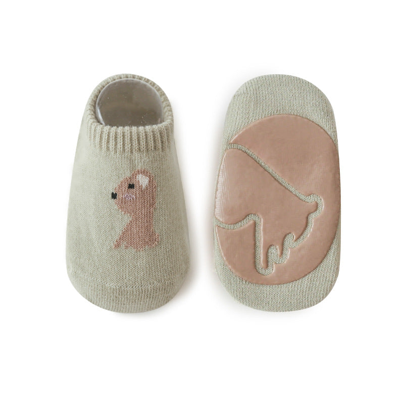 Baby Non-Slip Cotton Socks for Safe Indoor Playtime