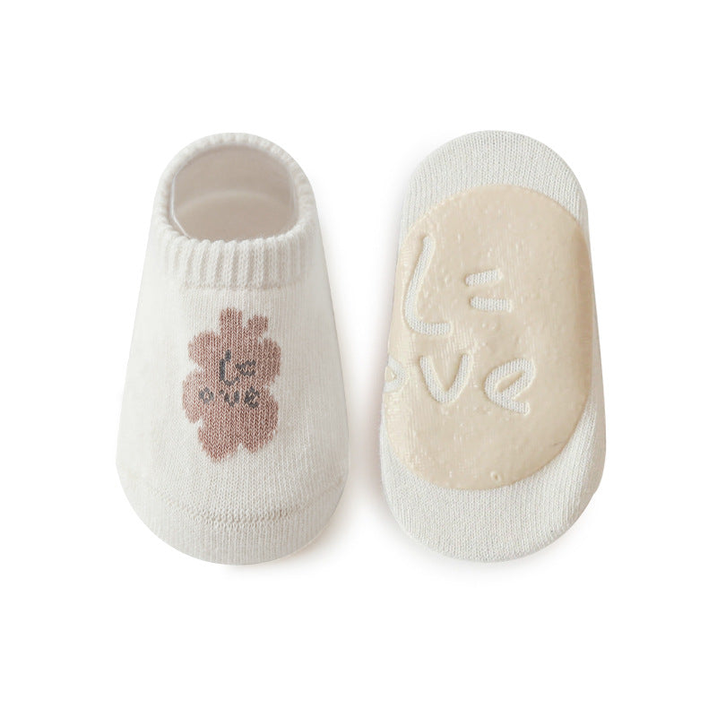 Baby Non-Slip Cotton Socks for Safe Indoor Playtime