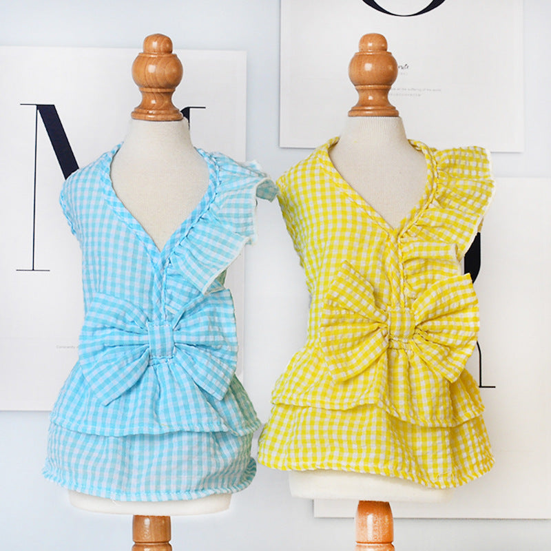 Small Dog Princess Dress | Breathable Summer Outfit