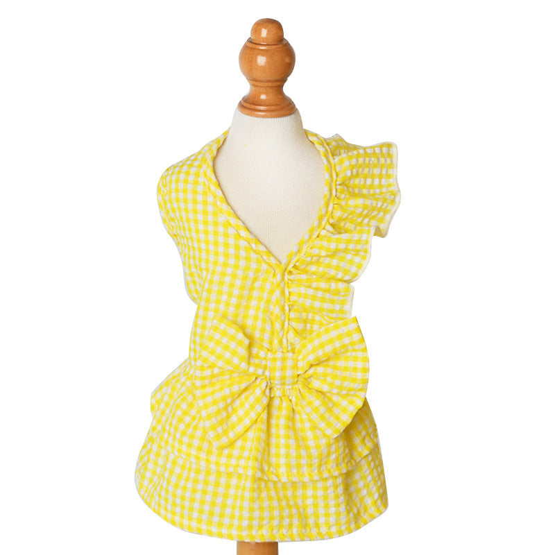 Small Dog Princess Dress | Breathable Summer Outfit