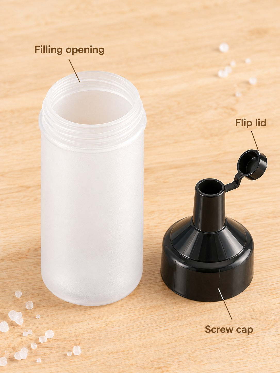 Squeeze Oil Bottle for Soy Sauce: Drip-Free Pouring