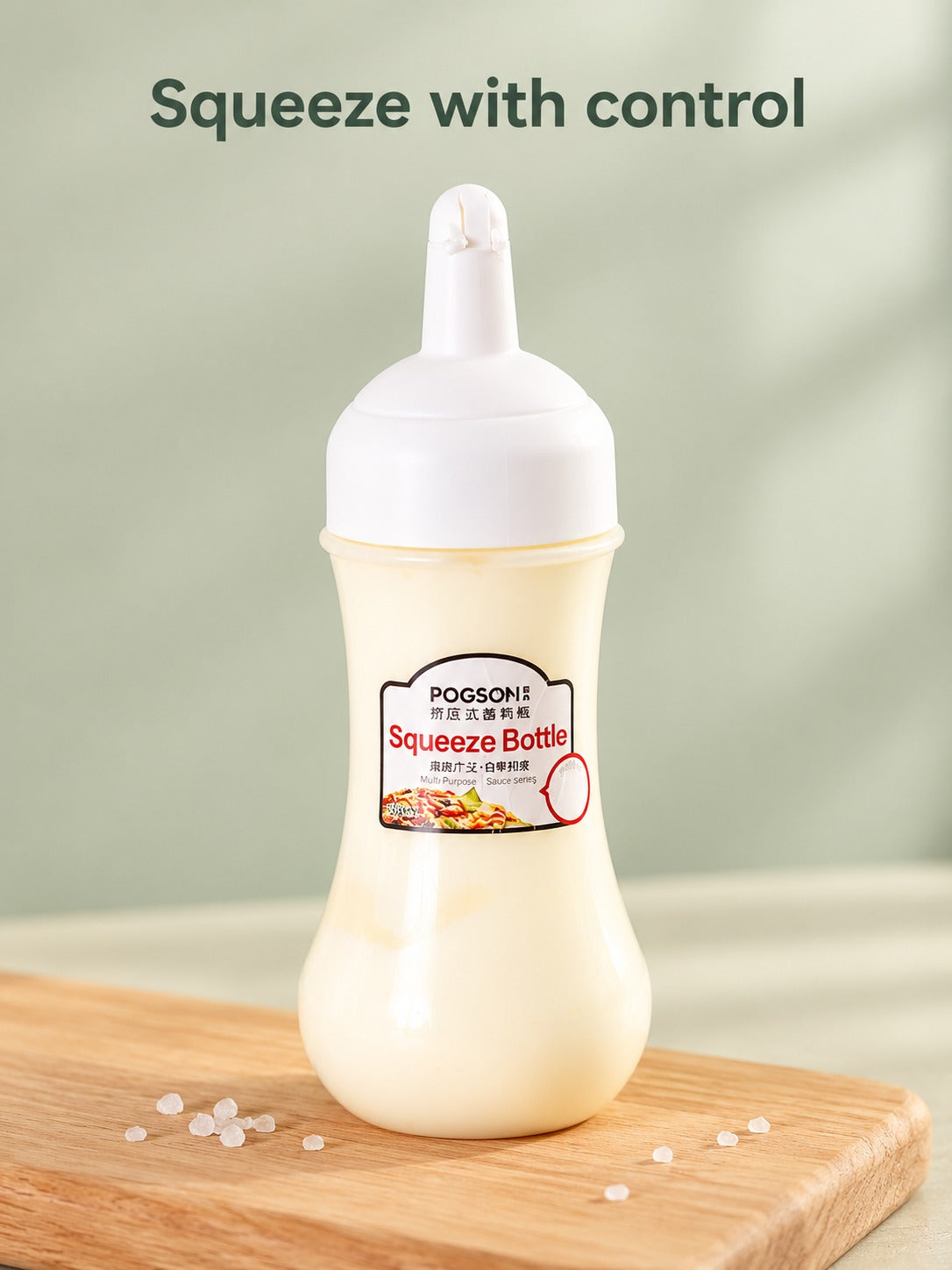 Squeeze Sauce Bottle with Scale for Precise Portions