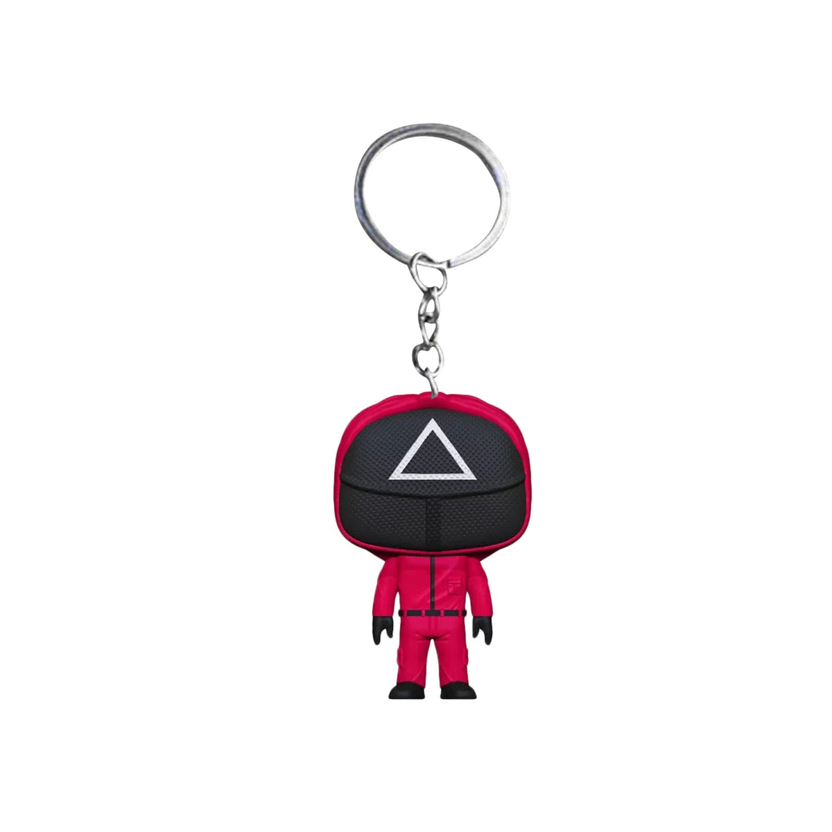 Squid Game Soldier Keychain – 3D Masked Figure Gift