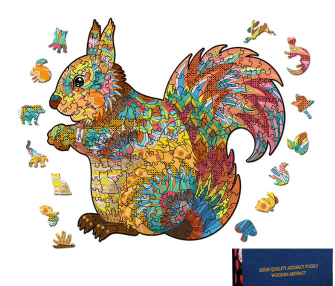 Wooden Animal Puzzle for Creative Screen-Free Family Play