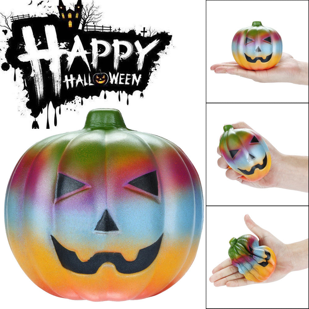 Slow-Rising Halloween Pumpkin Squishy Stress Relief Toy