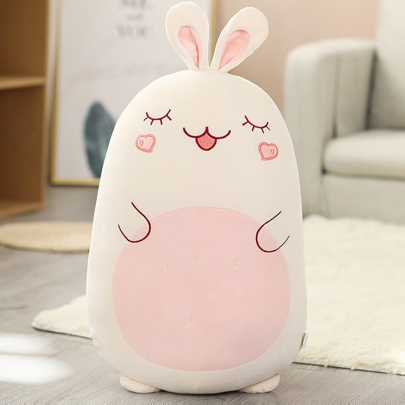 Jumbo Kawaii Animal Plush Pillow for Cozy Cuddles