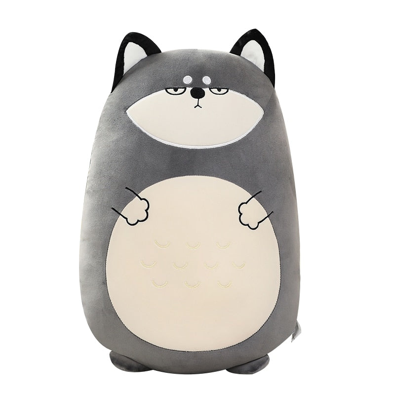 Jumbo Kawaii Animal Plush Pillow for Cozy Cuddles