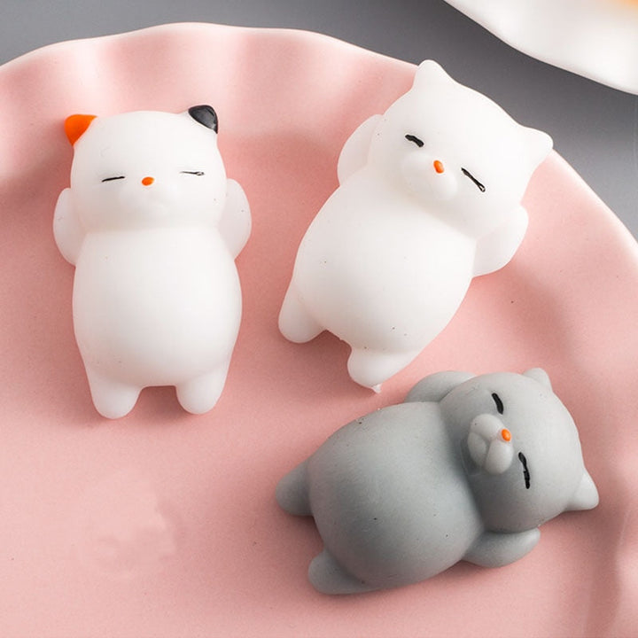 Cat Squishy Stress Relief Toy for Calm Desk Fidgeting