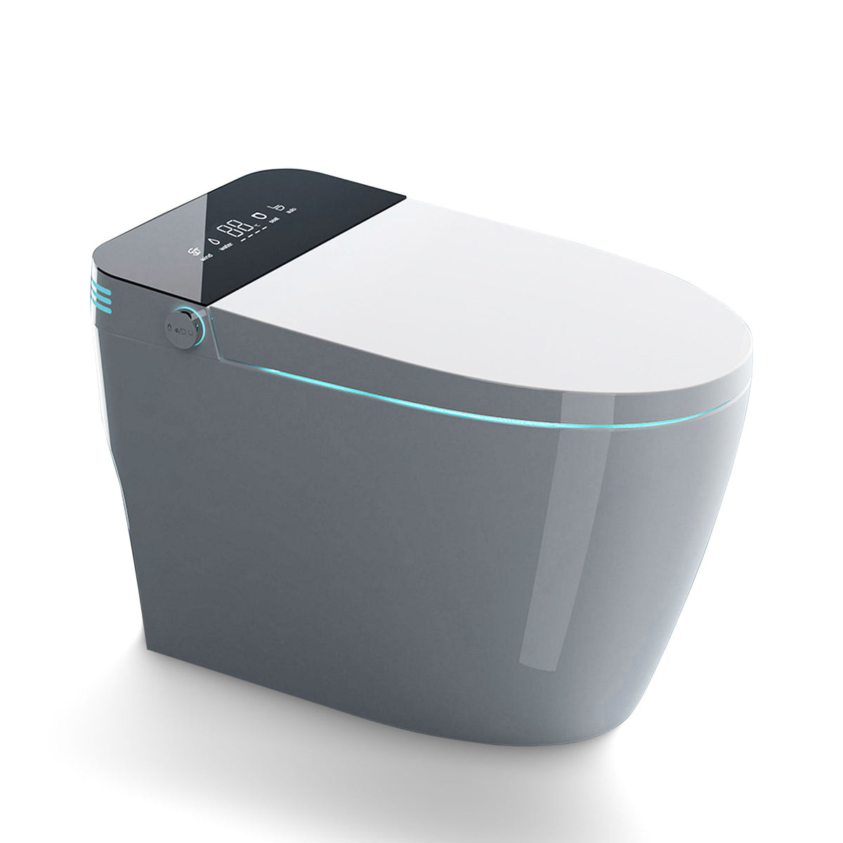 Smart Toilet with Heated Seat, Auto Lid and 1.28GPF Flush