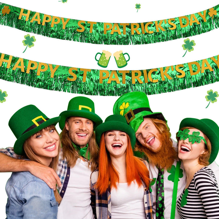 St. Patrick's Day Pull Banner for Festive Parties