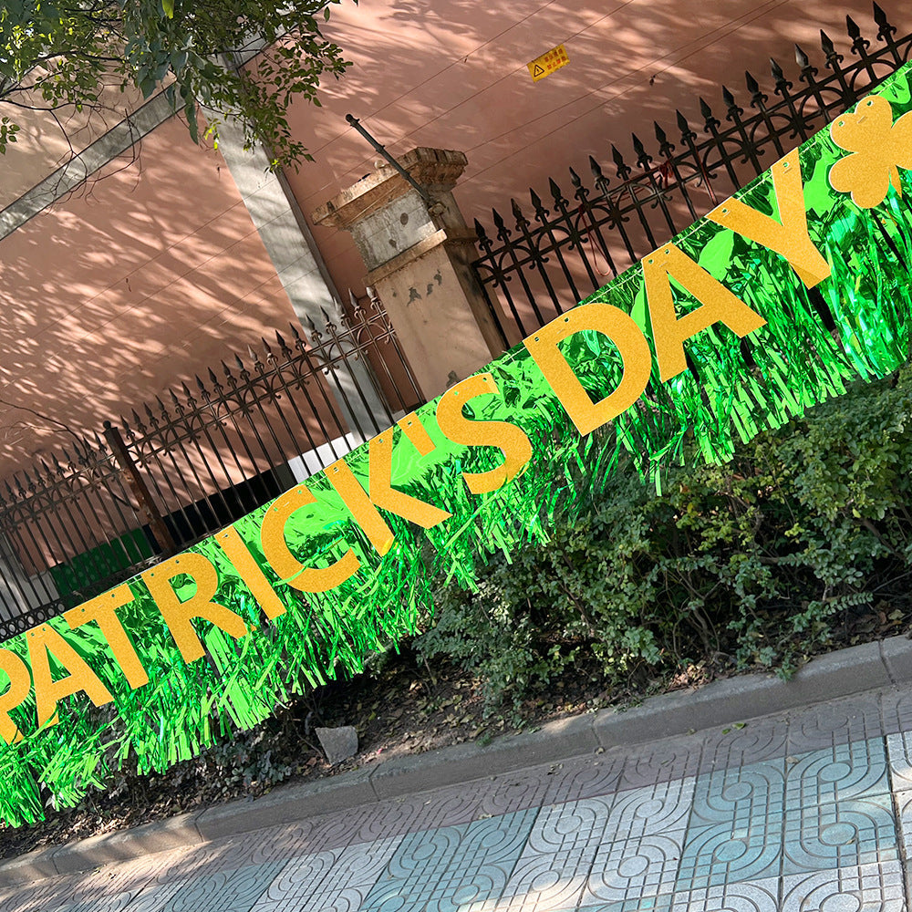 St. Patrick's Day Pull Banner for Festive Parties