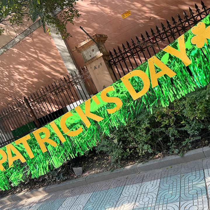 St. Patrick's Day Pull Banner for Festive Parties