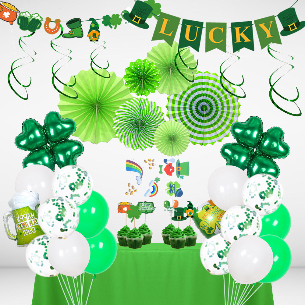 St. Patrick's Day Balloon Set for Party Backdrops