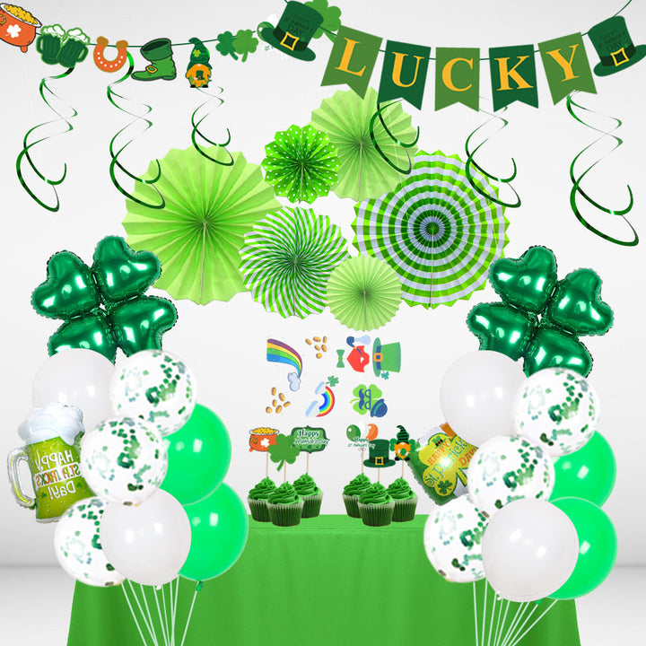 St. Patrick's Day Balloon Set for Party Backdrops