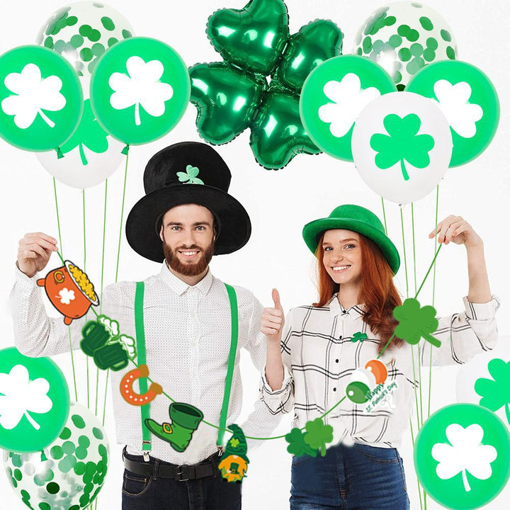 St. Patrick's Day Balloon Decor Set for Lucky Parties