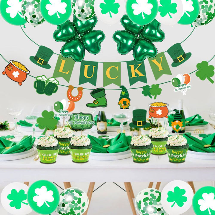 St. Patrick's Day Balloon Decor Set for Lucky Parties