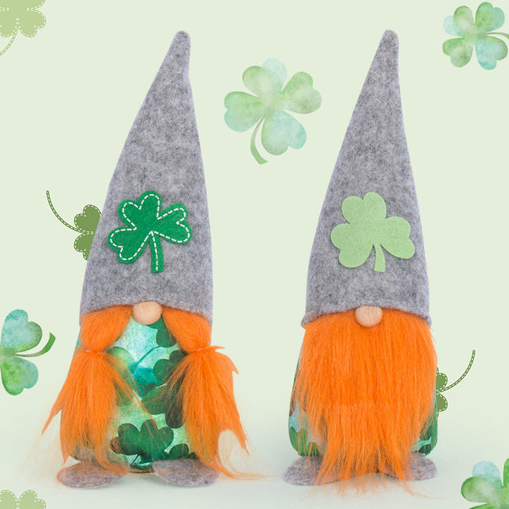 St. Patrick’s Day Gnome Decor Centerpiece Display