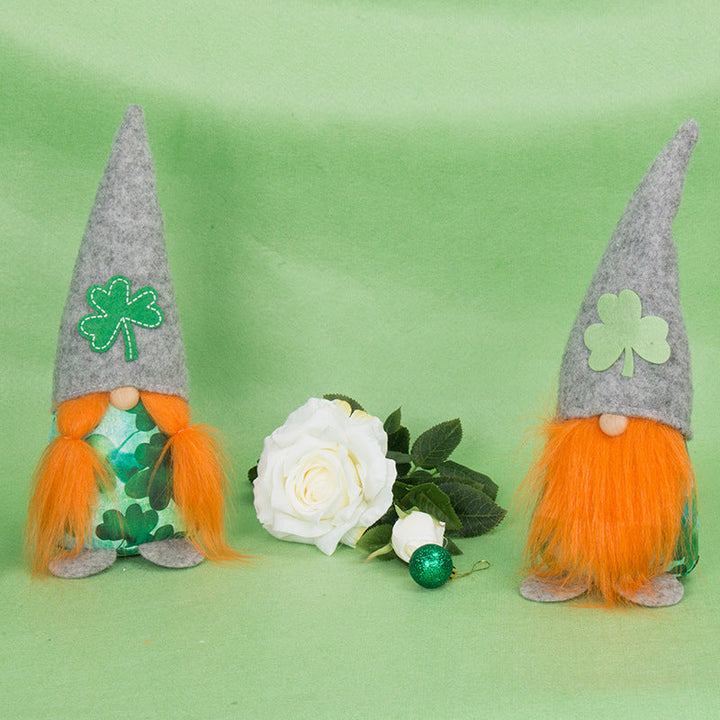 St. Patrick’s Day Gnome Decor Centerpiece Display