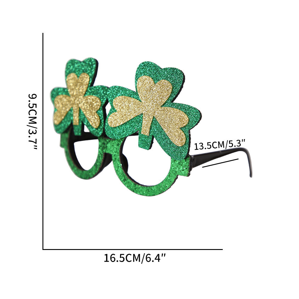 St. Patrick's Day Novelty Glasses for Party Photos