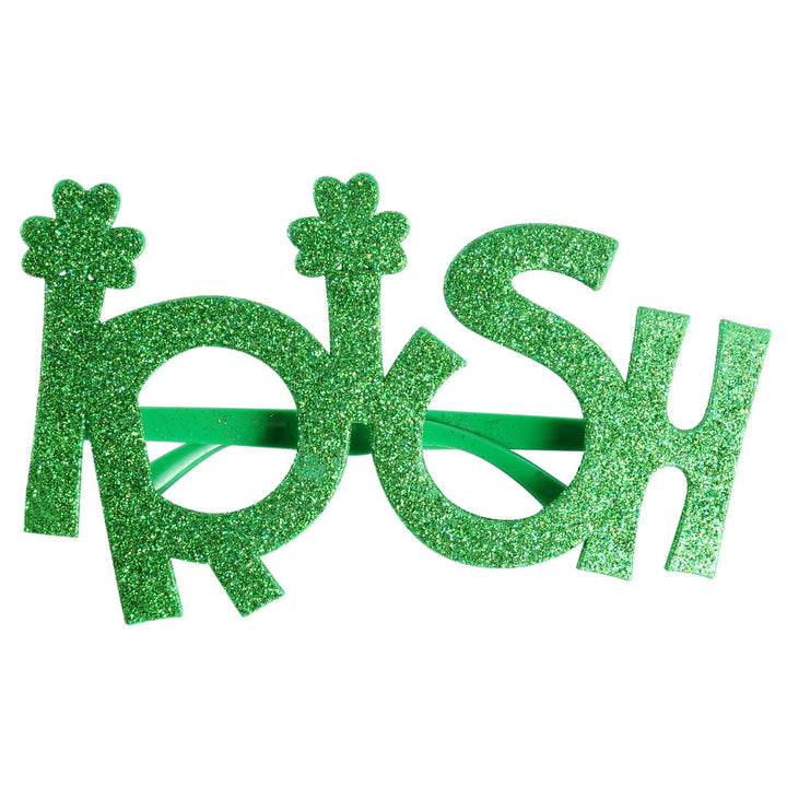 Party Rock Shades — Glitter St. Patrick's Day Glasses