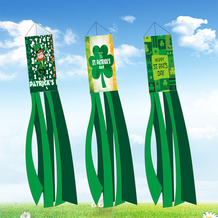 St. Patrick's Day Windsock Flag – Festive Garden Flair