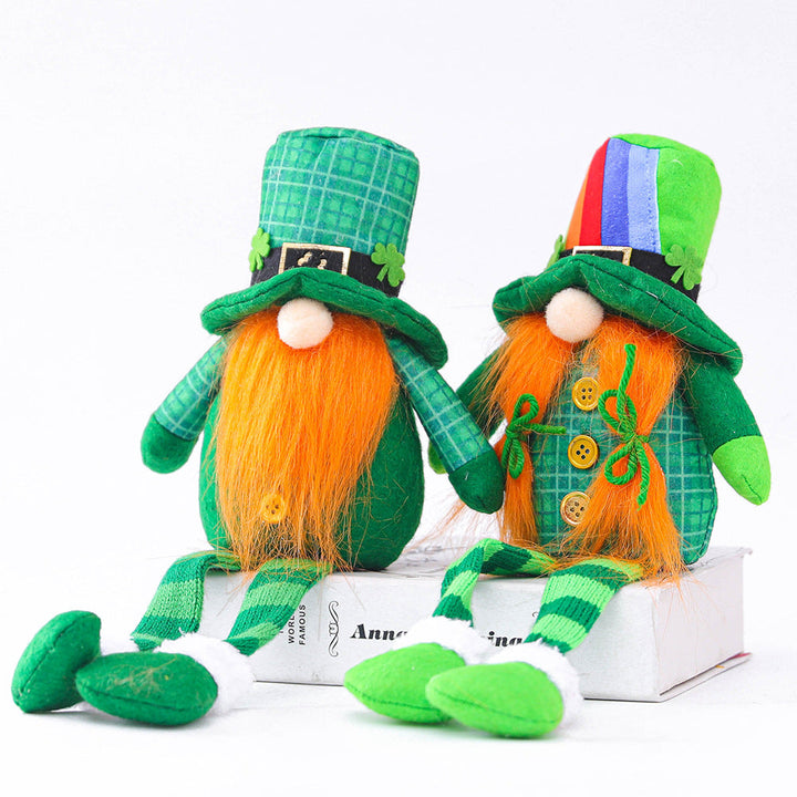 St. Patrick's Day Long-Leg Plush Dolls for Cheer