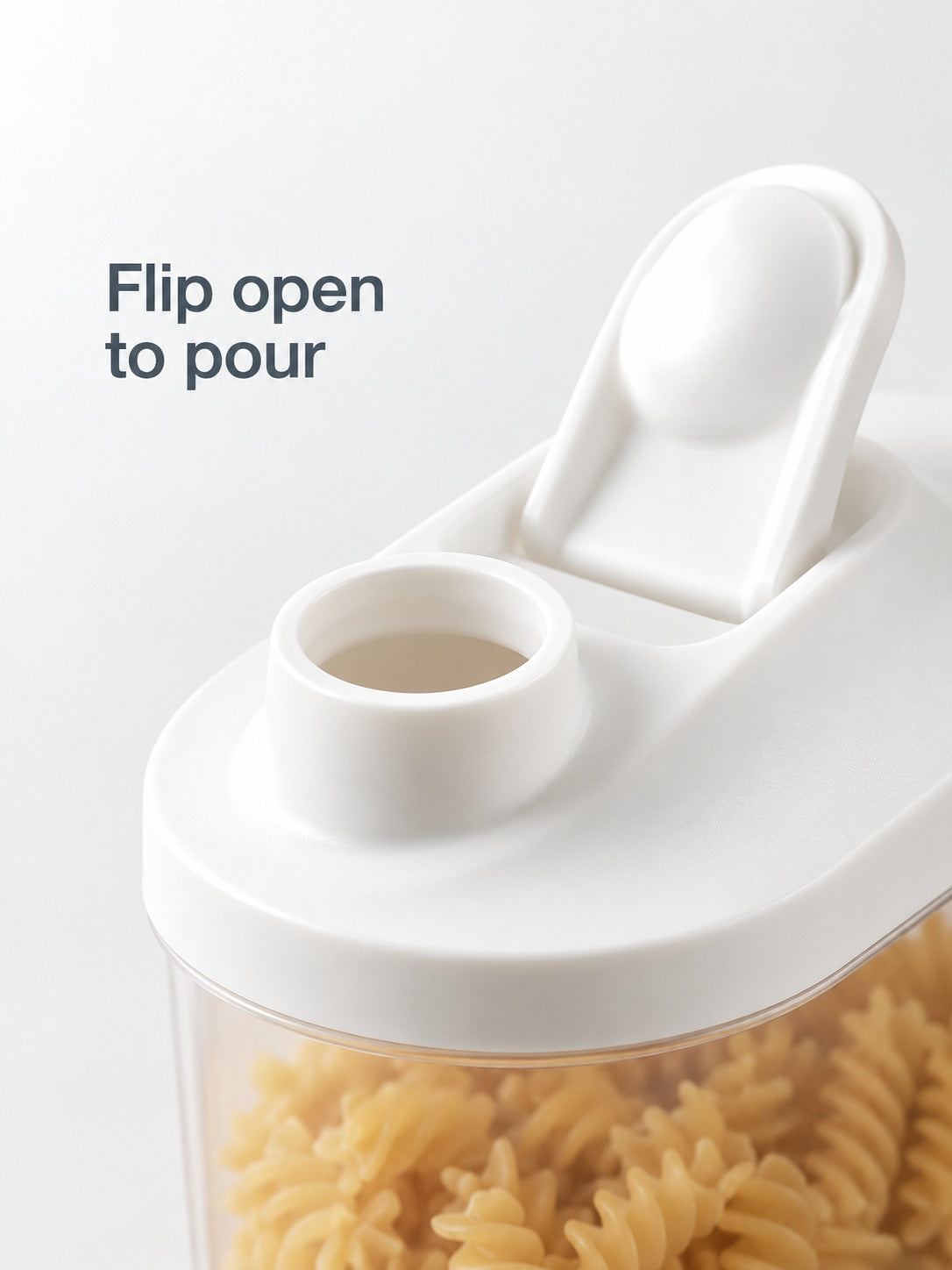 Stackable Cereal Dispenser with Pour Spout, 2-Pack