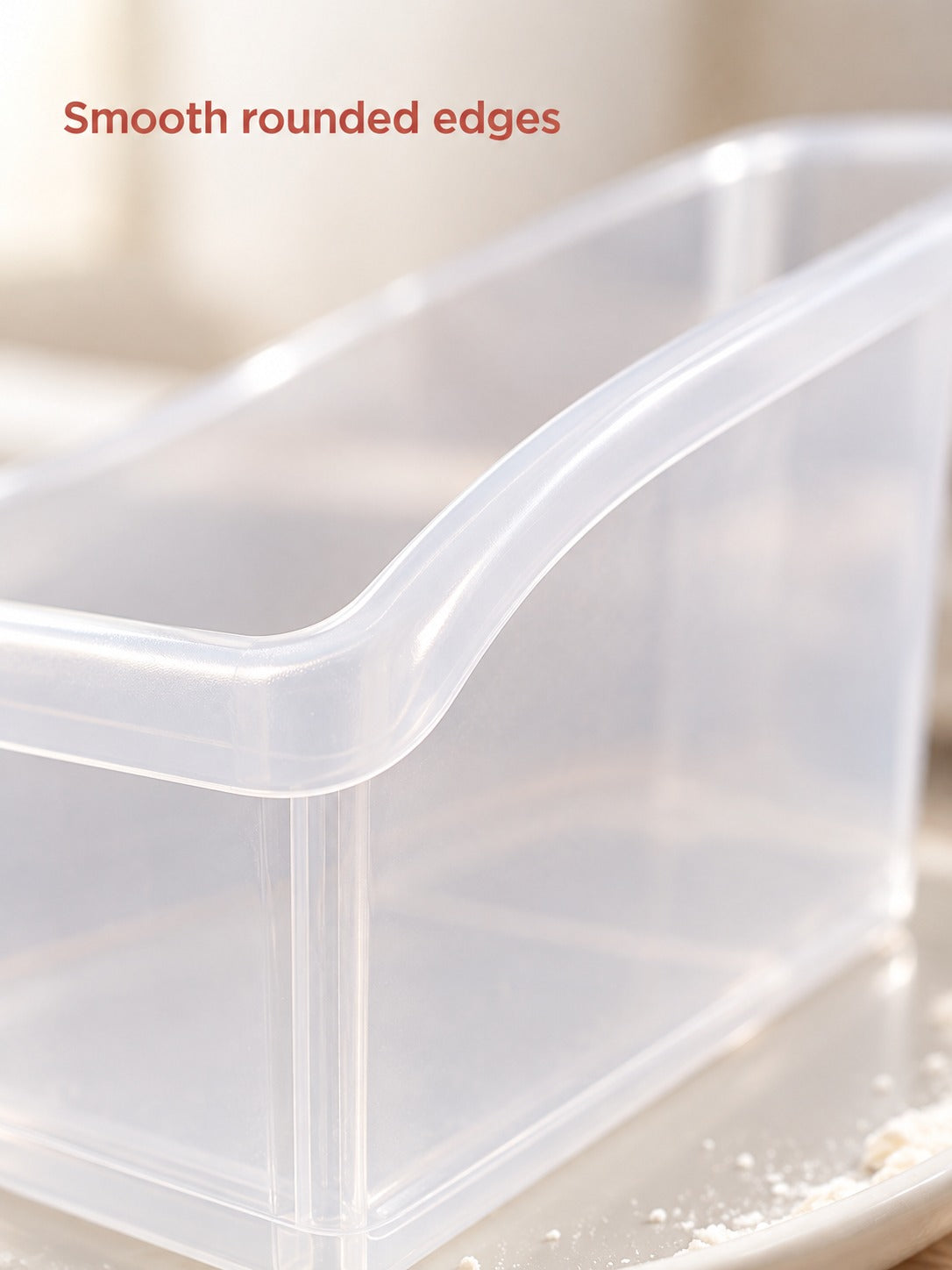 Stackable Clear Fridge Bin for Fruit, Vegetables & Eggs