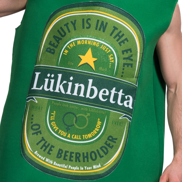 Beer Bottle Costume for Attention-Grabbing Party Fun