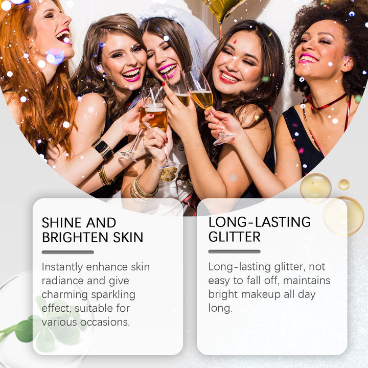 Glitter Spray Highlighter for Long-Lasting Body Glow