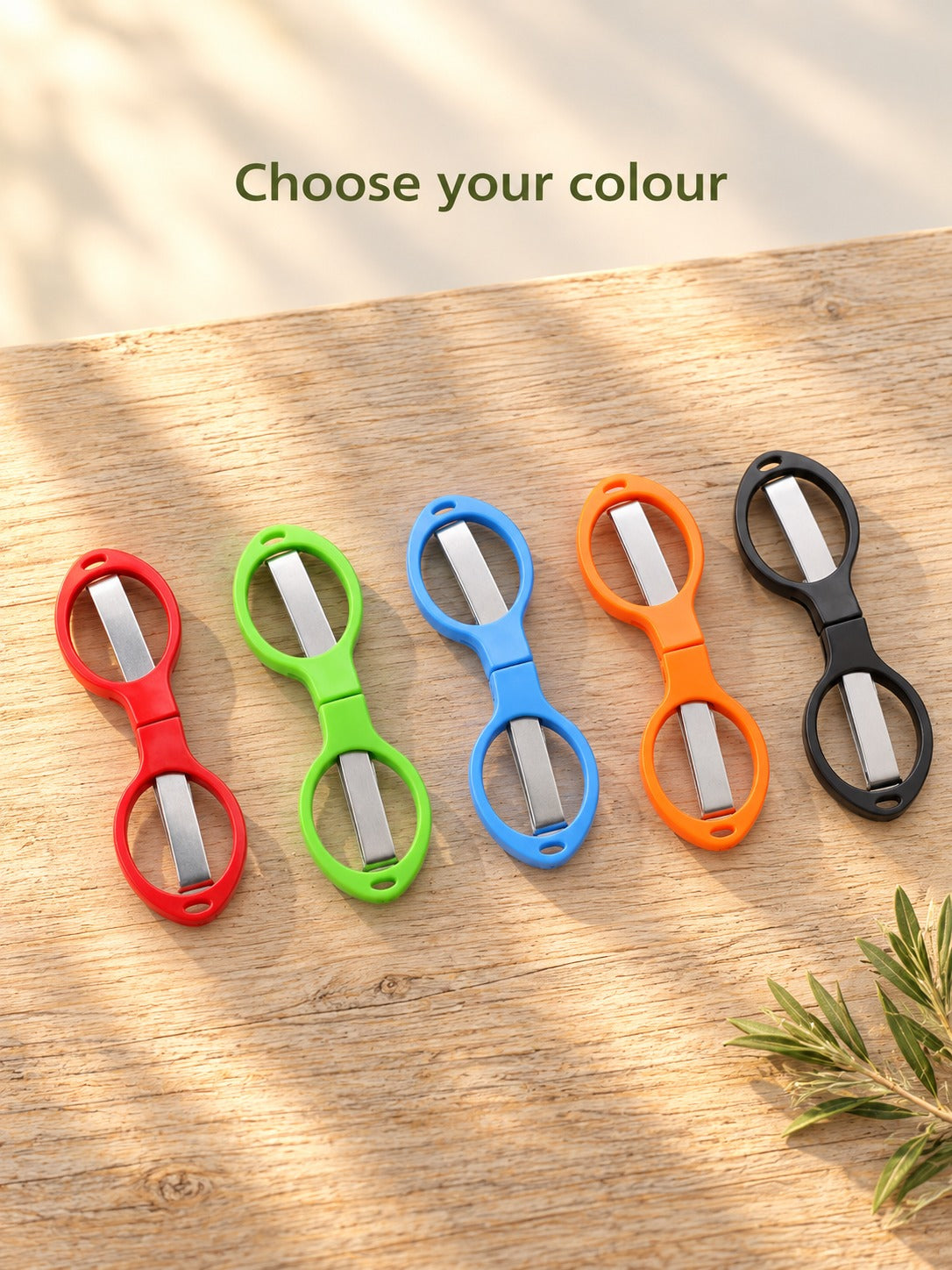 Folding Stainless Steel Fishing Scissors for Travel