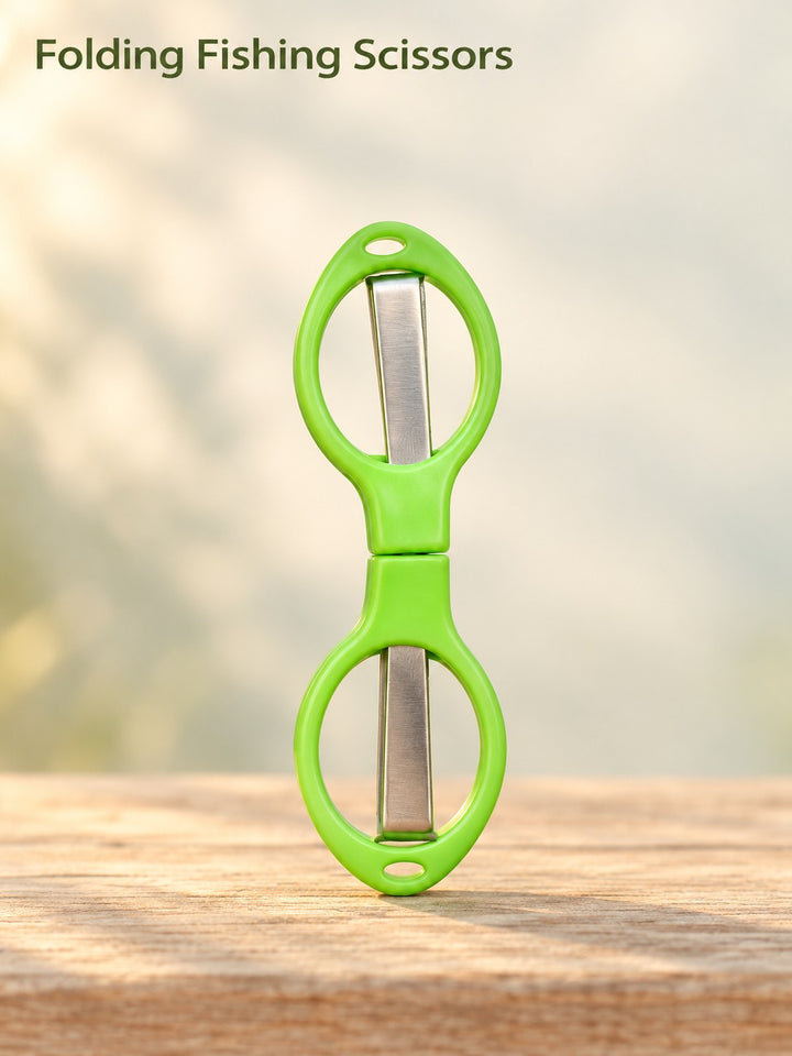 Folding Stainless Steel Fishing Scissors for Travel