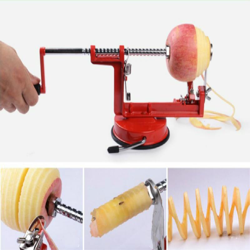 Apple Peeler Corer Slicer: Peel & Spiral Cut Apples