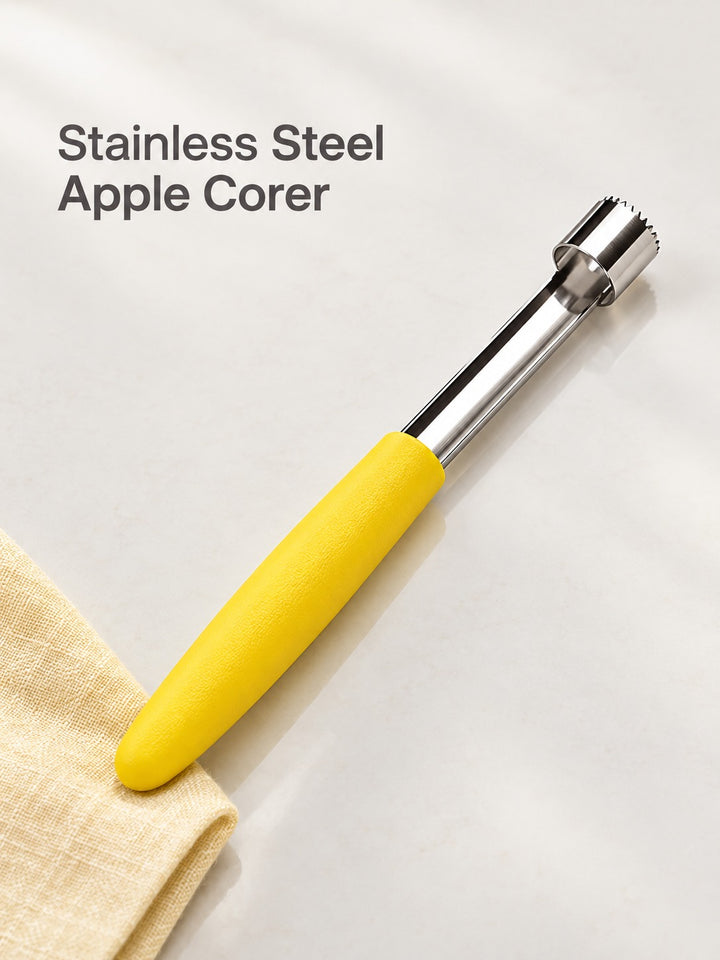 Stainless Steel Apple Corer: Core Fruit in One Twist