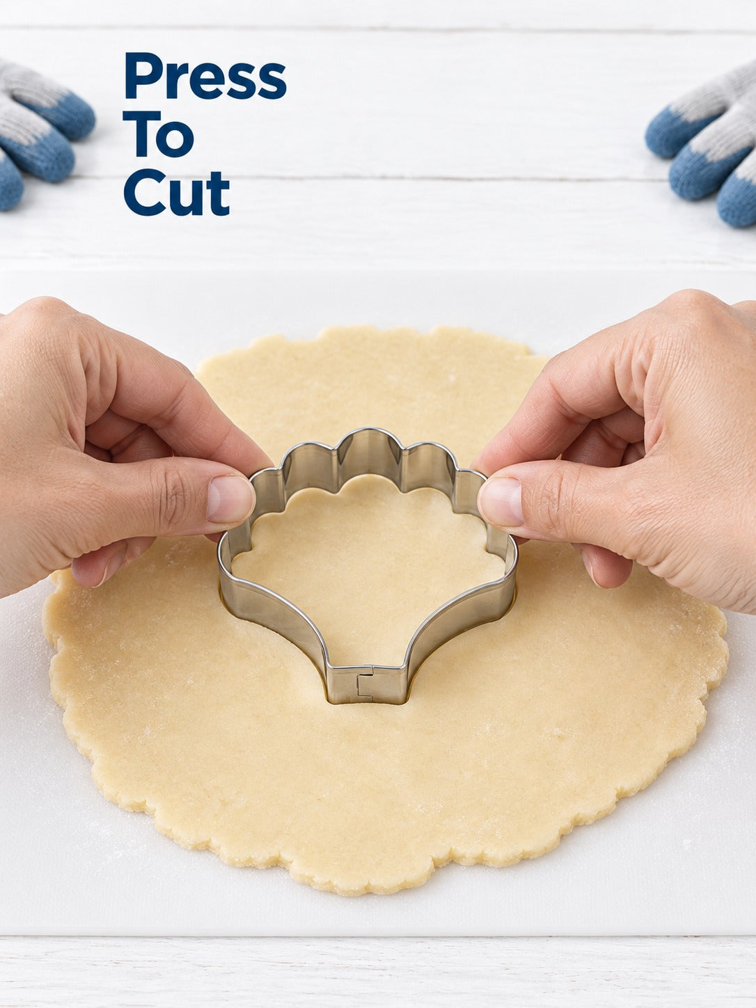 Stainless Steel Carnation Cookie Cutter Set, 3 Piece