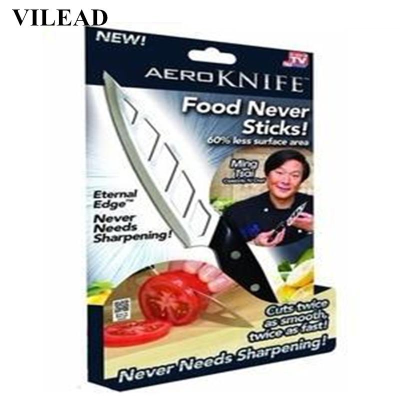 Slotted Stainless Chef Knife for Tomatoes and Fruit